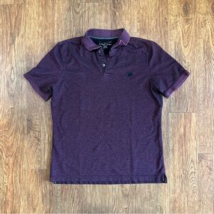 Men's Banana Republic Polo Shirt Size Medium Dark Red